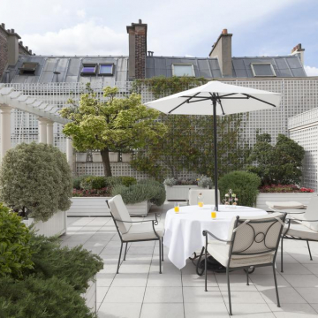 Terrace, Le Bristol, Paris